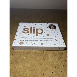 Slip Queen Pillowcase and Delicates Bag Holiday Edition White Gift Set NEW NIB